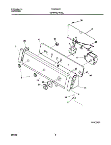 09 - Control Panel parts for Frigidaire Washer FWS833AS1 from AppliancePartsPros.com