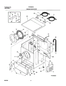 05 - Cabinet Door And Top parts for Frigidaire Washer FWT867GHS0 from AppliancePartsPros.com