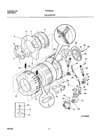07 - Tub And Motor parts for Frigidaire Washer FWT867GHS0 from AppliancePartsPros.com