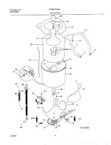 05 - Wshr Mtr,Hose parts for Frigidaire Washer FWSB67RGS0 from AppliancePartsPros.com