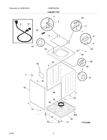 03 - Cabinet / Top parts for Frigidaire Washer FWSB7800DS0 from AppliancePartsPros.com