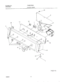 09 - Control Panel parts for Frigidaire Washer FWSB67RGS0 from AppliancePartsPros.com