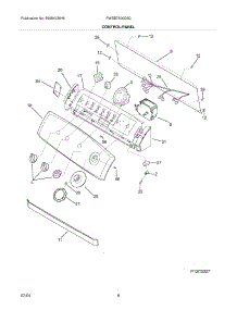 09 - Control / Panel parts for Frigidaire Washer FWSB7800DS0 from AppliancePartsPros.com