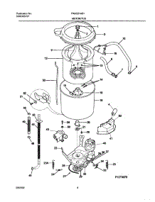 05 - Wshr Mtr,Hose parts for Frigidaire Washer FWX221AS1 from AppliancePartsPros.com