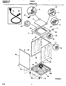 02 - Cabinet / Top parts for Frigidaire Washer FWX6971EW2 from AppliancePartsPros.com
