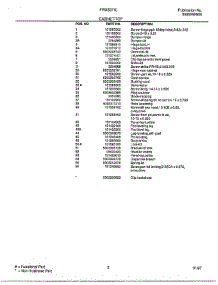 Cabinet / Top Page 2 parts for Frigidaire Washer FWX6971E from AppliancePartsPros.com