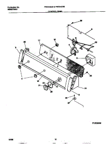 05 - Control Panel parts for Frigidaire Washer FWX445NBS4 from AppliancePartsPros.com