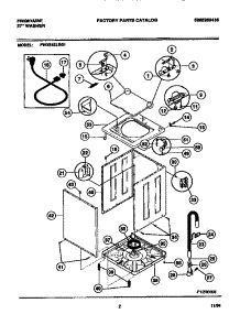 02 - Cabinet, Top Panel, Base parts for Frigidaire Washer FWX645LBS1 from AppliancePartsPros.com