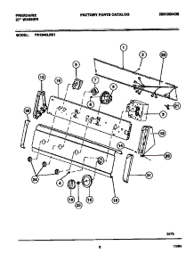 05 - Console & Controls parts for Frigidaire Washer FWX645LBS1 from AppliancePartsPros.com