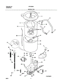 05 - Motor / Tub parts for Frigidaire Washer FWY833KAS0 from AppliancePartsPros.com