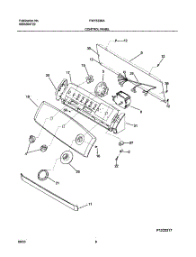 09 - Control Panel parts for Frigidaire Washer FWY833KAS0 from AppliancePartsPros.com