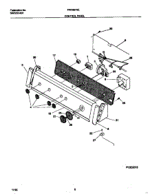 05 - Control Panel parts for Frigidaire Washer FWX6975EW0 from AppliancePartsPros.com