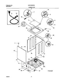 03 - Wshr Cab,Top parts for Frigidaire Washer GLWS1649AS0 from AppliancePartsPros.com