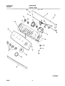 09 - Control Panel parts for Frigidaire Washer GLWS1649AS0 from AppliancePartsPros.com
