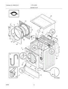 05 - Cabinet / Top parts for Frigidaire Washer LTF2140ES2 from AppliancePartsPros.com
