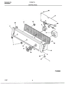 Control Panel parts for Frigidaire Washer FWX6971E from AppliancePartsPros.com