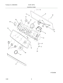 09 - Control / Panel parts for Frigidaire Washer GLWS1439FC2 from AppliancePartsPros.com