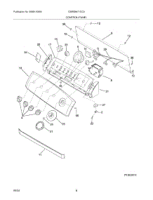 09 - Control Panel parts for Frigidaire Washer GSWS9471DC0 from AppliancePartsPros.com