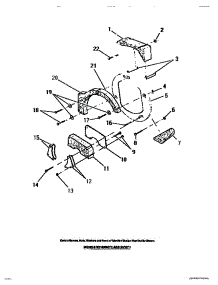 12 - Counterweights parts for Frigidaire Washer WF2000CL1 from AppliancePartsPros.com