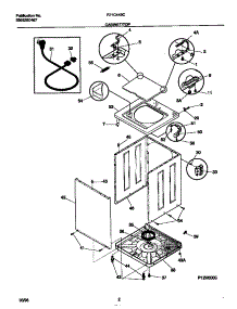 02 - Cabinet / Top parts for Frigidaire Washer F21C445CT3 from AppliancePartsPros.com