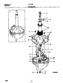 04 - Transmission parts for Frigidaire Washer F21C445CT3 from AppliancePartsPros.com