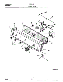 05 - Control Panel parts for Frigidaire Washer F21C645CS3 from AppliancePartsPros.com