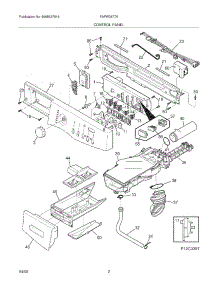 03 - Control Panel parts for Frigidaire Washer FAFW3577KW0 from AppliancePartsPros.com