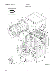 05 - Cabinet / Top parts for Frigidaire Washer FAFW3577KW0 from AppliancePartsPros.com