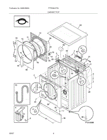 05 - Cabinet / Top parts for Frigidaire Washer FTFB2940FE0 from AppliancePartsPros.com