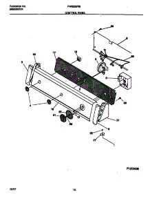 05 - Control Panel parts for Frigidaire Washer FWS235RBT3 from AppliancePartsPros.com