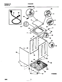 02 - Cabinet / Top parts for Frigidaire Washer FWS645RBT3 from AppliancePartsPros.com