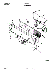 05 - Control Panel parts for Frigidaire Washer FWS445RBT3 from AppliancePartsPros.com