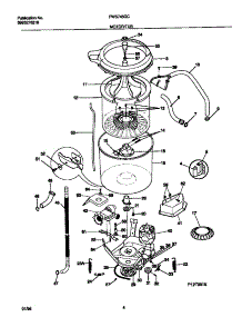 03 - Motor / Tub parts for Frigidaire Washer FWS745GCT1 from AppliancePartsPros.com
