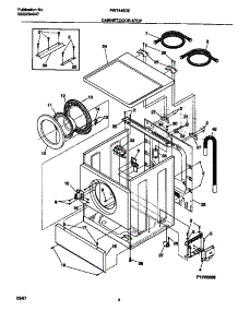 03 - Cabinet, Door & Top parts for Frigidaire Washer FWT445GES1 from AppliancePartsPros.com