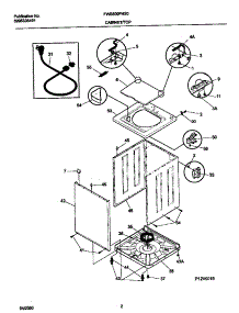 02 - P12v0019 Wshr Cab,Top parts for Frigidaire Washer FWS800FHS0 from AppliancePartsPros.com