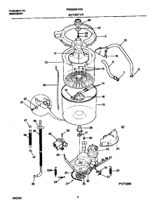 03 - P12t0060 Wshr Mtr,Hose parts for Frigidaire Washer FWS800FHS0 from AppliancePartsPros.com