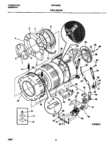 04 - Tub & Motor parts for Frigidaire Washer FWT445GES1 from AppliancePartsPros.com