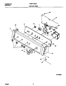 05 - P12c0087 Control Panel parts for Frigidaire Washer FWS777GHS0 from AppliancePartsPros.com