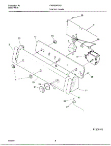 08 - Control Panel parts for Frigidaire Washer FWSB34RGS1 from AppliancePartsPros.com
