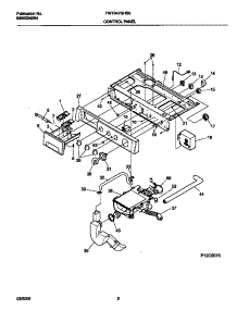 02 - P12c0075 Control Panel parts for Frigidaire Washer FWT647GHS0 from AppliancePartsPros.com