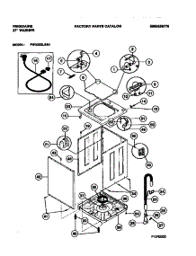 02 - Cabinet, Top Panel, Base parts for Frigidaire Washer FWX223LBS1 from AppliancePartsPros.com