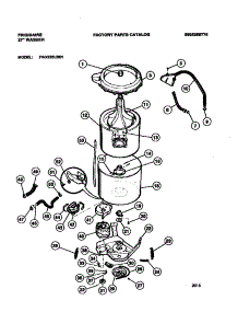 03 - Tubs, Hoses, Motor parts for Frigidaire Washer FWX223LBS1 from AppliancePartsPros.com