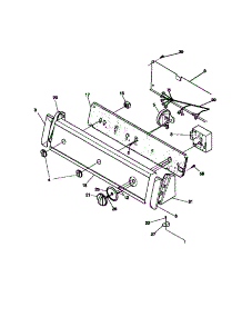 05 - Control Panel parts for Frigidaire Washer FWX433RBT2 from AppliancePartsPros.com