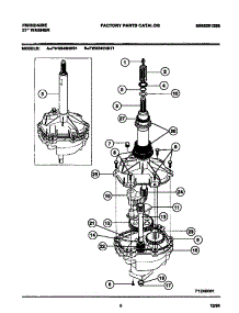 04 - Washer Mechanism parts for Frigidaire Washer FWX645NBS1 from AppliancePartsPros.com