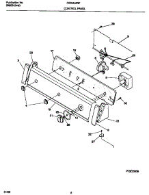 05 - Control Panel parts for Frigidaire Washer FWX445RFS0 from AppliancePartsPros.com