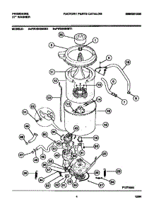 03 - Washer Outer Tub, Inner Tub, Sub To parts for Frigidaire Washer FWX645NBT1 from AppliancePartsPros.com