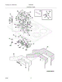 03 - Controls parts for Electrolux Cooktop E30EC65ESS1 from AppliancePartsPros.com