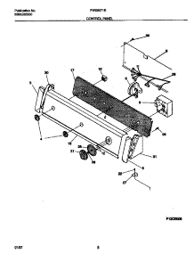 05 - Control Panel parts for Frigidaire Washer FWX6971EW1 from AppliancePartsPros.com