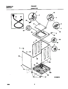 02 - P12v0019 Wshr Cab, Top parts for Frigidaire Washer FWX445RFS2 from AppliancePartsPros.com