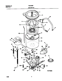 03 - P12t0036 Wshr Mtr,Hose parts for Frigidaire Washer FWX445RFS2 from AppliancePartsPros.com